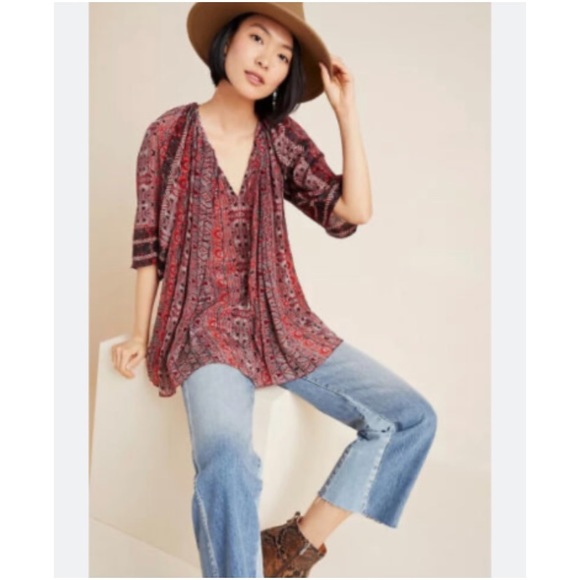 Anthropologie Aleksa Boho Tunic Size XS - Picture 2 of 7